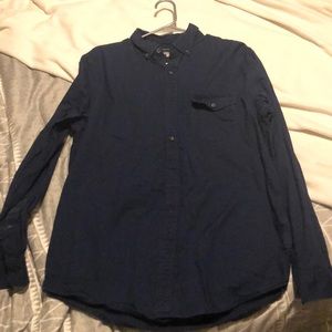 Navy Blue men’s medium Falls Creek button up